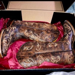 Circle G Dragonfly Western Boots